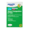 Equate Non-Drowsy Severe Sinus Congestion & Pain Caplets, 24 Count