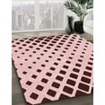 thumbnail image 2 of Ahgly Company Indoor Rectangle Patterned Light Rose Pink Area Rugs, 4' x 6', 2 of 6