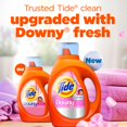 thumbnail image 4 of Tide Plus Boost of Ultra Downy Liquid Laundry Detergent, April Fresh Scent, Laundry Detergent Liquid with Long-Lasting Freshness, 3.46 Litres, 83 Wash Loads, 4 of 26