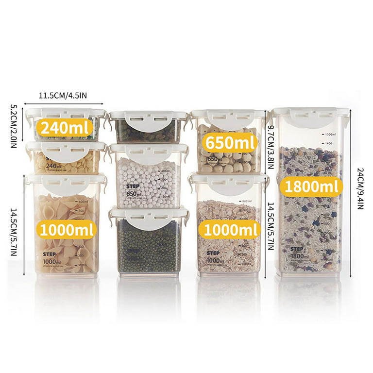 Dengmore Vacuum Food Containers Extra Large Food Storage with