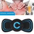 thumbnail image 4 of Masajeador de cuerpo entero, mini masajeador de cuello y vértebra cervical, tapete portátil para espalda y hombros, alivio ajustable para brazos (1 unidad), 4 of 5