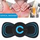 thumbnail image 4 of Masajeador de cuerpo entero, mini masajeador de cuello y vértebra cervical, tapete portátil para espalda y hombros, alivio ajustable para brazos (1 unidad), 4 of 5