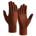 thumbnail image 1 of Gpaecead Men's Thermal Winter Gloves - Thick Quilted Lining With Non-Slip Grip For Maximum Warmth & Control Brown, 1 of 3