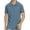 Heather Blue, variant on Iceglad Polo Shirts for Men Short Sleeve Soft Cotton Collared Shirt