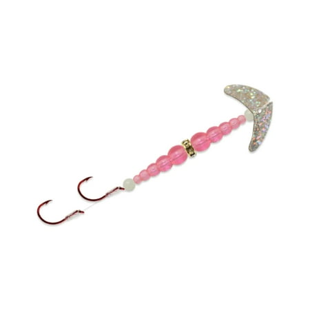 Mack s Lure Double Whammy Kokanee Pro #6 Florescent Pink/Pink Spinnerbaits