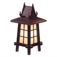 thumbnail image 1 of Oriental Furniture Lampe Puggi Classique 18" en Brun, 1 of 3
