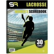 Score It Right Lacrosse Scorebook  24-Player Womens Score Keeping Book for 30 Games  Spiral Bound Lacrosse Scorebook with Simplified Scoring Instructions  9.25 x 12-inch Scorebook Hardcover