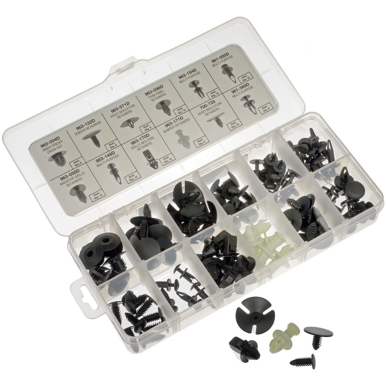 Dorman 030-743 Body Fastener Tech Tray (Pack of 95)