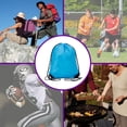 thumbnail image 2 of 10 bolsas con cordón, bolsa de gimnasio con cordón, mochila con cordón para deportes, gimnasio, viajes, natación, playa, 2 of 7