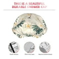 thumbnail image 4 of Palm tree_AC Shower Cap, Reusable Bath Hair Hat for all Hair Lengths Hair Cover with Elastic Band Double Waterproof Layers Bathing Hat, 4 of 5