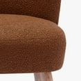 thumbnail image 2 of WestinTrends 25" Wide Upholstered Boucle Accent Chair, Rust Orange, 2 of 14