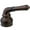Oil Rubbed Bronze, variant on Kingston Brass KBH621C Cold Metal Lever Handle, Antique Copper - Chrome