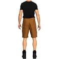 thumbnail image 6 of FULL BLUE Cargo Canvas Shorts, Performance Stretch, Regular Fit, Rust, Size 40, 6 of 6