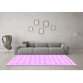 thumbnail image 3 of Ahgly Company Indoor Round Solid Purple Modern Area Rugs, 7' Round, 3 of 4