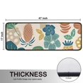 thumbnail image 5 of Kitchen Rugs Sets Of 2,Beige Pioneer Flower and Leaf Pattern Anti Fatigue Kitchen Mat Rugs Non Slip Washable,Decorative Kitchen Floor Mats for Kitchen,Sink,Laundry,17"x47"+17"x47", 5 of 5