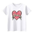thumbnail image 5 of Frwgonr Toddler Girl T-Shirts Mama's Boy Tee Shirt Top Summer Short Sleeve Clothes for Mother's Day White, Size 2-14 Years, 5 of 6