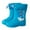 Blue, variant on KDFJPTH Children Female Elastic Mouth Children's Rain Boots Textured Soles Non Light Comfortable Rain Shoes For Primary School Students Rain Boot Kids Kids Insulated Boots