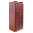 thumbnail image 4 of Pemberly Row Armoire Garde-Robe de 6 Pi de Hauteur 72"H X 30"L en Cerisier, 4 of 8