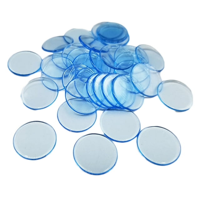 Homeholiday100PCS/Set Plastique 19mm Puces Marqueurs de Couleur Multiples Amusant Club Familial Enfants Jeu Fournitures Compter les Jouets Mathématiques