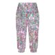 thumbnail image 4 of Mujeres Capri Pantalones Casual Suelto Largo Pantalones de Impresión con Corbata Elástica Cintura Y Bolsillos, 4 of 6