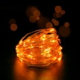 thumbnail image 6 of Yalin 4 Pack Battery Operated Dewdrop Led Lights,Mini Fairy Lights With Timer Function,For Home Parties Christmas/Halloween Holiday Decoration,6 Hours on/18 Hours Off ,30 LEDs,10 Feet (Orange), 6 of 6