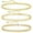 Style 04, variant on 5 Pcs Gold Plated Ankle Bracelet for Women Waterproof Anklets Large Ankle Jewelry for Women