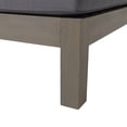 thumbnail image 4 of GDF Studio Lyra Outdoor Acacia Wood Right Facing Chaise Lounge Sofa, Grey Finish + Dark Grey, 4 of 9