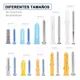 thumbnail image 5 of Taquetas Plastico Expansivos Tornillo M3/m4/m5, 300 Unidades, 5 of 7
