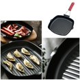 thumbnail image 4 of WE-POLUJ Large Nonstick Grilling Pans Foldable Dish Pans Steak Pans Refined Iron Texture Suitable for Stovetops Easy Cooking, 4 of 9
