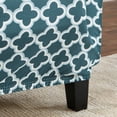 thumbnail image 3 of Great Bay Home Stretch Printed Washable Loveseat Slipcover  (Loveseat, Smoke Blue), 3 of 6