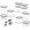 Gray, variant on Caraway 26-Piece Ultimate Airtight Glass Food Storage Containers with , Scoops, Measuring Cups and Organizers - BPA-Free Stackable Space-Saving Containers for Pantry - Sage