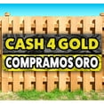 thumbnail image 1 of Cash 4 Gold Compramos Oro 13 oz Vinyl Banner With Metal Grommets, 1 of 4