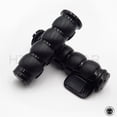 thumbnail image 2 of Motorcycle Black Hand Grips 7/8" Throttle Boss For Yamaha FZR YZF 600 600R R1 R6, 2 of 7