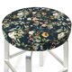 thumbnail image 3 of Balery Watercolor Floral Fundas de asiento para taburete de bar redondo de tela de terciopelo ajustables que protegen de arañazos y manchas para sillas de 14 a 17 pulgadas.-13 inch, 3 of 7