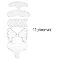 thumbnail image 4 of Seitruly Parche antiarrugas reutilizable de silicona para la frente, barbilla, pegatinas para levantar la cara, parches para el cuello y los ojos, tienda Tratamientos faciales  11 piezas/juego Seitruly CE014527-01, 4 of 6