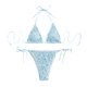 thumbnail image 4 of Traje de baño de 2 piezas con cintura alta y tirantes cruzados para mujer Fridja  nalpqowj52932, 4 of 7