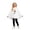 White, variant on Zylarhe Boys Halloween Two Piece Set Print Toddler Kids Matching Outfit Top Pants White 2-3 Years