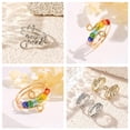 thumbnail image 2 of QHUDLV Anxiety for Women, Adjustable Fidget Anti Anxiety with Beads, Rotatable Fidget Rings Spinner Stress Rings Jewelry for Women Men, 2 of 8