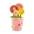 thumbnail image 3 of Juego de cucharas medidoras de cerámica con diseño floral para ollas y sartenes, escalas para una medición precisa en el hogar. Rosa, 3 of 9