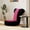 Black + Pink, variant on Costway Lazy Sofa Chair with Adjustable Headrest & Backrest, Sponge Padded Seat,Metal Frame Black + Gray