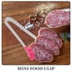 thumbnail image 3 of Premium Mini Pinzas de acero inoxidable Mini pinzas de cocina Gadgets (Rose Red), 3 of 6