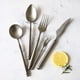 thumbnail image 2 of Juego de cubiertos Retro de acero inoxidable 304, juego de cubiertos de cocina, cuchillo para carne, tenedor, cuchara, tenedor de postre, cubiertos Vintage para restaurante Fivean unisex, 2 of 2