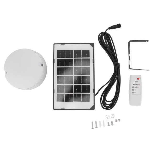 Luz de techo solar, luz de techo solar Luces solares impermeables Iluminación remota solar interior Funcionalidad inteligente Jadeshay A