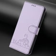thumbnail image 4 of Flip case for GANGXUN Samsung Galaxy A02/M02 Wallet Case with Kickstand, Card Slots, RFID Block, Cat Design, 4 of 5