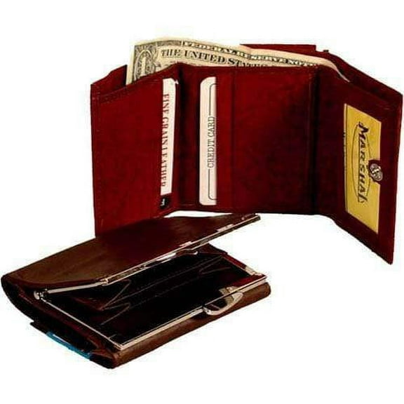 Genuine Leather Ladies Wallet Credit Card Holder 902 CF (C)