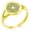 Gold, variant on Stainless Steel Celtic Eternity Knot Minimalist Oval Top Polished Statement Signet Ring