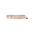 thumbnail image 1 of Cinturones de cuero grabados para mujeres Inspire Chic, cinturón con hebilla de aleación, rosa claro, 104 cm/41'', 1 of 4
