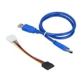 thumbnail image 4 of Pci-e ST46 Mini PCIE X1 à Double Convertisseur de Cartes Riser PCI avec Câble USB 3.0, 4 of 8