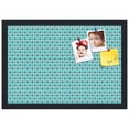 thumbnail image 2 of PinPix 19x13 Custom Cork Bulletin Board  Poster Board Has a Fabric Style Canvas Finish, Framed in Retro Patterns, by ArtToFrames (PinPix-234), 2 of 5