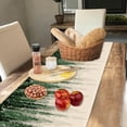 thumbnail image 4 of Misty Forest Landscape Christmas Tree Table Runner Dresser Scarves Seasonal Linen Tablerunner for Indoor Outdoor Kitchen Home Party Holiday Dining Table Decor 13 X 70 Inch, 4 of 7